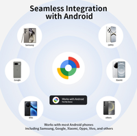 Localisateur Android compatible Google Find My Device, GPS, étanche IP68, pour valise, animal de compagnie, anti-perte, autonomie de 1 an
