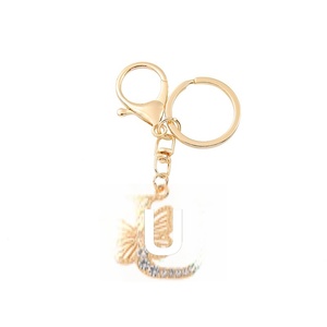 Offre Spéciale : Porte-clés et Pendentif de Sac de Luxe en Alliage de Zinc avec Lettre Originale et Cristal, Motif Papillon - Product Image 5