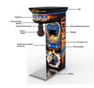 Heavy Duty Arcade <b>Punch</b> <b>Machine</b> – Coin Operated Boxing Game for Entertainment Centers <b>Punch</b> <b>Machine</b> Arcade Games - Product Image 6