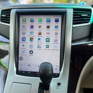 Radio para Auto con Pantalla Estilo Tesla, Android, para Toyota Alphard Vellfire Serie 20 2010-2014, Navegador Multimedia, Carplay, Unidad Principal - Product Image 1