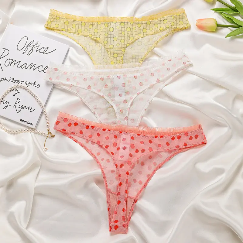 Mutandine senza cuciture con marchio da donna perizoma personalizzato da donna sexy mutandine intimo perizoma in seta di ghiaccio per le donne