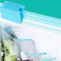 Sacs en plastique transparents refermables de qualité alimentaire avec fermeture éclair pour congélateur, stockage au réfrigérateur pour fruits, légumes, viande