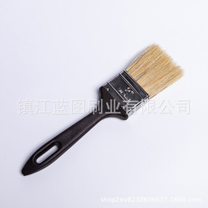 Pinceau plat à poils de porc, manche en plastique, 15-22 mm, origine Zhenjiang, pour la peinture - Product Image 5