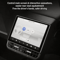 Moniteur de divertissement arrière Android HD WIFI de 8,66 pouces, système audio-vidéo pour Tesla Model 3 Model Y, compatible avec la voiture d'origine