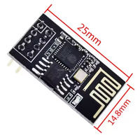 Jingmaoyuan - Módulo Transceptor Inalámbrico WIFI ESP-01 ESP-01S, Receptor ESP8266 con Puerto Serie ESP01 ESP01S