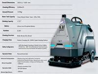 Robot autonome de nettoyage de sols industriels avec navigation laser, robot tout-en-un pour le balayage et le lavage des entrepôts et usines