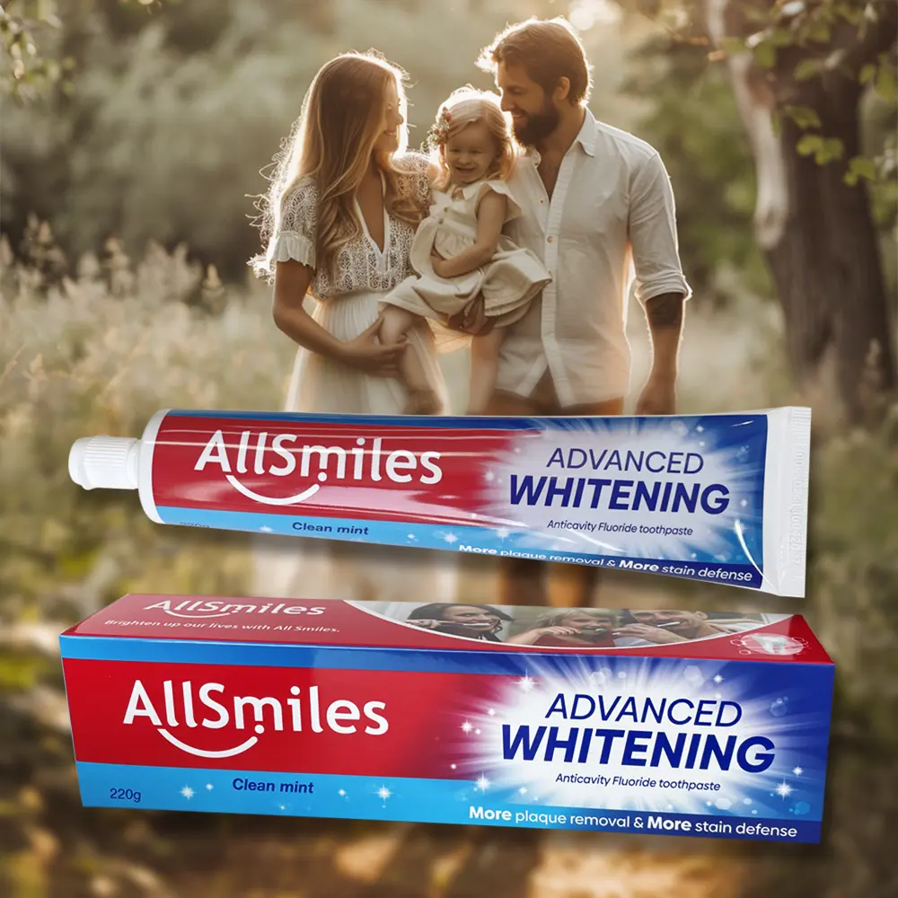 Removedor instantâneo de manchas de fluoreto de hortelã 220g, pasta de dente básica para clareamento dos dentes, ideal para adultos, venda quente de fábrica