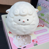Jouet à presser géant mouton de haute qualité, mignon, à remontée lente, anti-stress pour l'anxiété