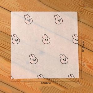 Hot bán giá rẻ giá thực phẩm lớp PE tráng thức ăn nhanh tờ giấy bán buôn tùy chỉnh không thấm mỡ Burger và bánh sandwich bọc giấy - Product Image 4