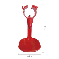 Épaissir les tasses d'eau potable de poulet de chair abreuvoir automatique de volaille buveur de mamelon de poulet en plastique