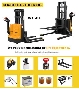 Pallet Protector 300kg + Điện + Stacker + Xe nâng tải 1000kg Stacker điện pin xe nâng 2 tấn Stacker điện - Product Image 5