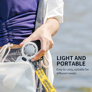 Новое поступление, портативный складной мини-вентилятор с цифровым дисплеем - Product Image 6