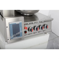 Trancheuse à viande en acier inoxydable BBQ Moyen-Orient Grils de plaque chauffante Poulet Rôtisserie Gaz Doner Robot Coupe automatique Shawarma kebab Machine