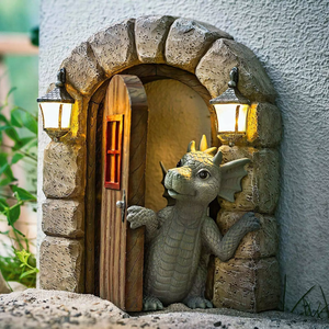 Ornements de jardin Ornements artisanaux en résine Décoration de <span class=keywords><strong>dragon</strong></span> en résine - Product Image 5