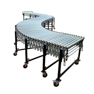 Fabrika Fiyatı VPAI Özelleştirilmiş Paslanmaz Çelik Rulolu Taşınabilir Esnek Uzatılabilir Elektrikli Rulolu Konveyör Kamyon Yükleme İçin - Product Image 2