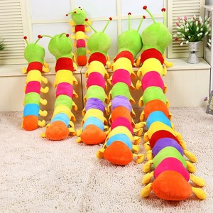 <span class=keywords><strong>Peluche</strong></span> de insectos de colores para niños, cojín de gusanos de <span class=keywords><strong>peluche</strong></span>, regalos nuevos, venta al por mayor - Product Image 4