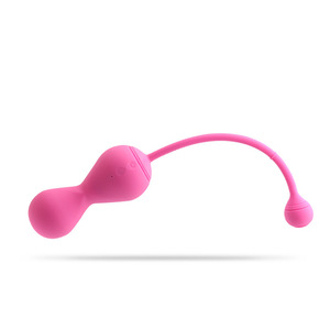 Balle d'exercice intelligente rose pour le plancher pelvien, aide à lutter contre la laxité vaginale, avec capteur de pression et biofeedback - Product Image 2