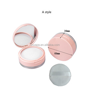 Cojín de esponja con tapa abatible para maquillaje, espejo de esponja, tamiz de red elástico, 10g, 10g - Product Image 6