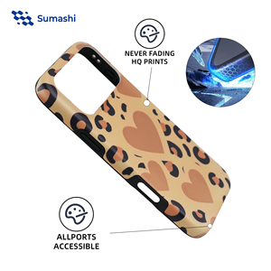 เคสเปล่าสำหรับพิมพ์ลายแบบ Sublimation สำหรับ iPhone 17 Pro Max 2 in 1 วัสดุ PC TPU สำหรับ DIY พิมพ์ลายเองได้  แบบรีดร้อน  ป้องกันการกระแทก  ขายส่ง - Product Image 3