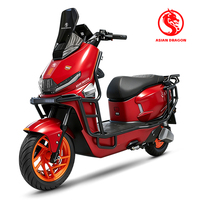 Scooter électrique longue portée avec moteur puissant sans balais, cadre en acier renforcé, moto électrique multicolore pour adultes