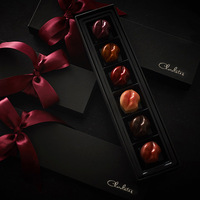 En gros Luxe Personnalisé Imprimé BRICOLAGE Truffes emballage boîte Douce Emballage de Boîtes de Chocolat
