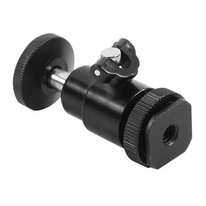 Mini cabezal esférico para cámara con tornillo de montaje 1/4-20 de metal de liberación rápida para soportes de cámara - Product Image 2