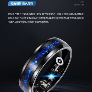 Smart Ring With Heart Rate Tracker IP68 Waterproof Amoled Display App Control Wi-Fi 5g Weight 11 To 30 Days Battery Life - Product Image 3