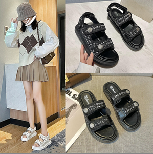 2026 New Ladies Sports <b>Sandals</b> with Thick Soles <b>Gladiator</b> Outdoor <b>Style</b> Anti-Slip Feature for Spring Summer Winter - Product Image 3