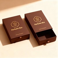 Boîte de parfum personnalisée en gros, boîte d'emballage de flacon de parfum vide de luxe de haute qualité, vente chaude, boîte de parfum à encre de soja