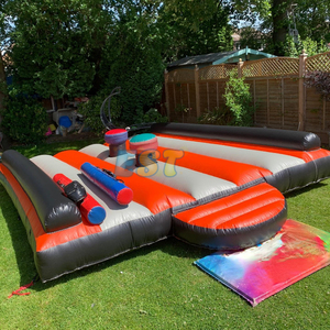 Plein air Adulte Enfants Grand Groupe Bâtiment Partie Gonflable Combat Gonflable Oreiller Combat Joute Jeu Divertissement Jeu <span class=keywords><strong>Location</strong></span> - Product Image 1