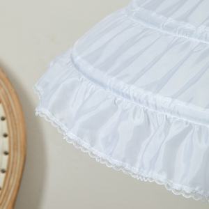 <span class=keywords><strong>Jupon</strong></span> de ballet volumineux pour enfants, avec 3 armatures en acier, style princesse, doublé, avec fleurs, 100% polyester - Product Image 5