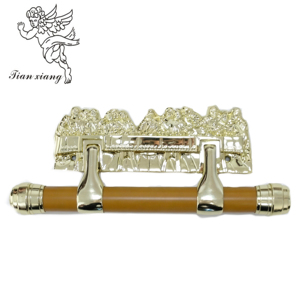 En gros, en stock : Poignée de cercueil religieuse 'Dernière Cène', Poignée de cercueil 'La Santa' à barre pivotante, Fournitures funéraires, Ornements chrétiens - Product Image 1