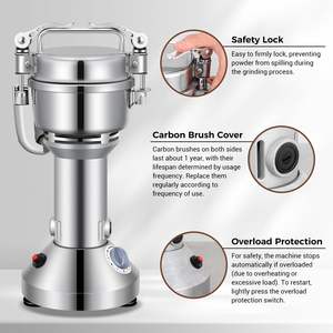 Molino <span class=keywords><strong>de</strong></span> Granos Comercial CHANG QING <span class=keywords><strong>de</strong></span> 150 g, <span class=keywords><strong>Molinillo</strong></span> Eléctrico <span class=keywords><strong>de</strong></span> Especias <span class=keywords><strong>de</strong></span> 650 W, <span class=keywords><strong>Molinillo</strong></span> Seco <span class=keywords><strong>de</strong></span> Acero Inoxidable para Trigo y Granos <span class=keywords><strong>de</strong></span> Café - Product Image 4