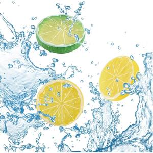 Tranches de citron artificielles en plastique de 5 cm, décoratives double face, blocs de citron pour fêtes, décorations de gobelets, fruits artificiels DIY - Product Image 4