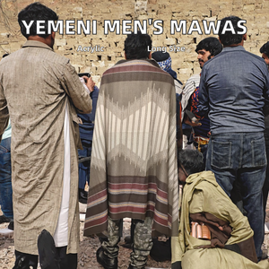 Mawas tradicionales yemeníes para hombres, diseño árabe de Yemen del Sur, colores mezclados, tamaño 106x196cm, peso 500g/pieza, bufanda musulmana para hombre, chal - Product Image 3