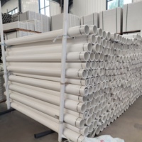 Tuyau flexible et durable en PVC-U de 6, 8 pouces et 125 mm pour pompe à eau, drainage, irrigation et pompe submersible pour béton