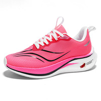 Chaussures de course AHMED ABDI de haute qualité pour hommes et femmes, confortables, en maille élastique, avec amorti élevé, semelle extérieure en caoutchouc, lacets, bout tendance
