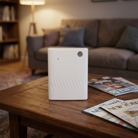 Diffuseur d'huiles essentielles électrique sans eau, écologique, en plastique, avec commande par application BT, pour deux liquides, télécommande, fixation murale/sur table