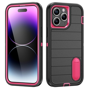 Étui de protection intégrale robuste antichoc 3-en-1 avec support dissimulé pour <span class=keywords><strong>iPhone</strong></span> 18 17 16 15 14 13 Pro Max - Product Image 1