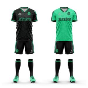 Conception libre Dernière tenue de football personnalisée Maillot d'équipe libre Conception libre Dernière chemise de football Maillot de sport personnalisé - Product Image 2