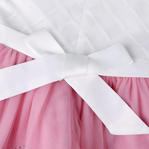 A9 sin mangas dama de honor boda <span class=keywords><strong>princesa</strong></span> niños arco cumpleaños bola fiesta espectáculo noche lavanda Rosa vestidos suaves para niñas - Product Image 4