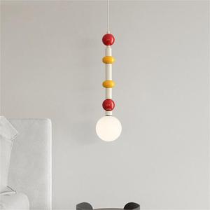 Lámpara Colgante Baseus Fies Macaron, Iluminación Ambiental de Color Vintage para Dormitorio Infantil y Sala de Exposiciones, Lámpara de Noche Colorida - Product Image 4