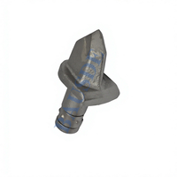 BAUSDE Dents de dragon en carbure de tungstène avec collier de verrouillage pour tarière rotative, godet de forage et pieux de fondation