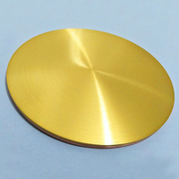 En Stock 99.99% D'or De haute Pureté L'ua Cible De Pulvérisation
