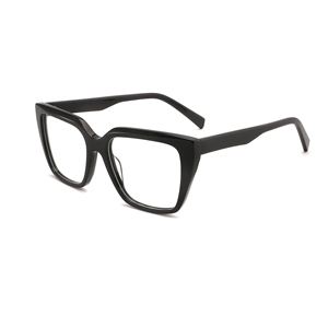 <span class=keywords><strong>Lunettes</strong></span> carrées classiques vintage en acétate, logo personnalisé, <span class=keywords><strong>lunettes</strong></span> optiques <span class=keywords><strong>de</strong></span> haute qualité, anti-lumière bleue, unisexe, monture intégrale - Product Image 4