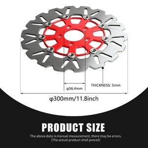 Nuevos Discos de Freno Delanteros/Traseros de Acero Inoxidable VIMAS Flotantes de 11.8 y 11.5 Pulgadas para la Serie Soft Tail de -Davidson 2015-2025 - Product Image 3