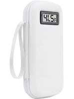 Étui de voyage isotherme en cuir PU pour médicaments, sac de conservation au froid pour stylos à insuline et flacons, avec fermeture éclair