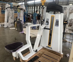 Rameur vertical, machine d'entraînement musculaire à poids chargés par aiguilles, équipement de gym professionnel à bas prix. - Product Image 2
