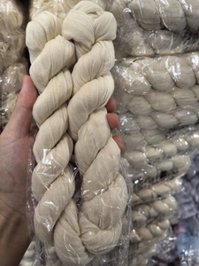 <span class=keywords><strong>Elegante</strong></span> <span class=keywords><strong>Runner</strong></span> da Tavola in Voile Stropicciato con Frange per Decorazioni di Matrimoni e Feste, Stile Boho - Product Image 2