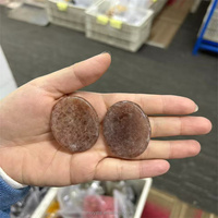 Piedra de Jade Xiuyan Curativa para el Pulgar, para Energía, Yoga, Chakra, Cristal de Bolsillo, para Aliviar la Ansiedad, el Estrés y la Meditación
